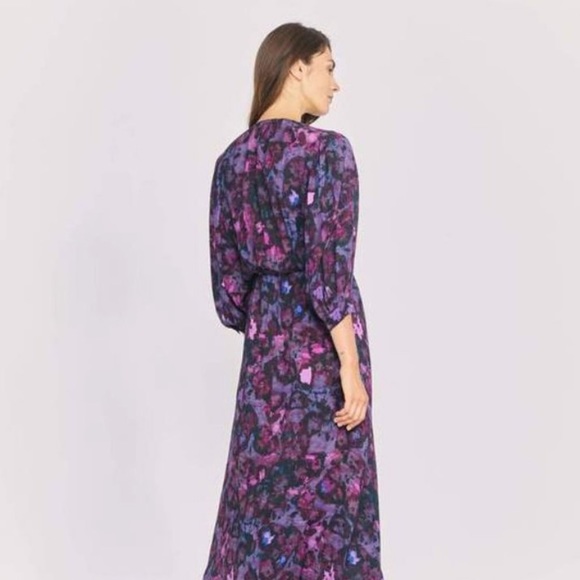 IRO Each Watercolor Print Midi Dress - Picture 3 of 11